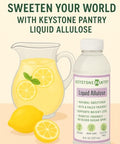 Keystone Pantry Liquid Allulose 1 Pint | Natural Low Calorie Sweetener for Coffee, Tea, Baking & Cooking | Keto, Diabetic Friendly, Zero Net Carbs, Vegan, Gluten Free, Non-GMO, Kosher