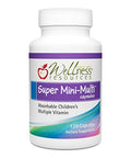 Super MiniMulti Children's Multivitamin Swallowable Capsules with Methyl Folate Methyl B12 and Coenzyme B Vitamins for Growth Focus Brain Health (120 Capsules)