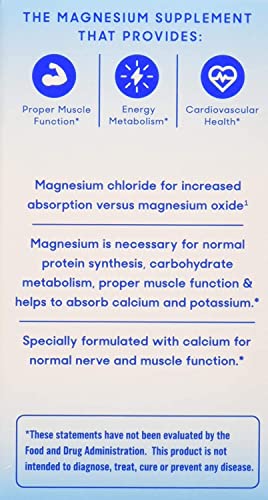 Slow-Mag Slow-Mag Magnesium Chloride With Calcium Packaging May Vary 60 Count (Pack Of 2)