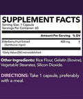 Sambucus Black Elderberry Capsules Immune Support Supplement For Adults 400Mg Of Extract Per Serving For Overall Wellness Vegetarianfriendly Nongmo Unflavored 60 Count 2 Month Supply