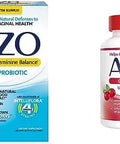 Azo Complete Feminine Balance Daily Probiotics For Women (30 Count) Cranberry Urinary Tract Health Supplement (50 Count)