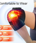 Masgre Red Light Therapy Knee Wrap With Vibration Massage Cordless Knee Massager With Heat And Vibration For Pain Relief s For Women Men Brace For Knee/Joint/Elbow/Shoulder Pain Relief