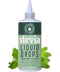 Stevia Liquid Drops, 8 Fl oz, 1823 servings, Pure Concentrated Drops with Zero Calories & Zero Carbs, Delicious Sugar Substitute Great for Keto & Paleo Diets