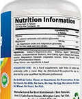 #1 Cal Mag Zinc By Best Naturals Essential Mineral Complex Manufactured In A Usa Based Gmp Facility And Third Party Tested For Purity. D 180 Tablets