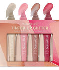 Nature Well Tinted Lip Butter Variety Pack, Shear & Subtle Tinted Moisturizing Balms, Vanilla Scented, Lightweight & Non-Greasy, Vitamin E, Shea, & Murumuru Butters, 0.50 Oz Each (Pack Of 4)
