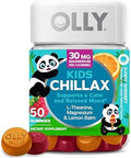 Focus Factor Kids Extra Strength Daily Chewable Brain Health Support + OLLY Kids Chillax Calm Chews 50 Count