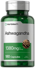 Horbaach Ashwagandha Root Supplement 180 Capsules