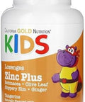 California Gold Nutrition Zinc Plus Lozenge For Children Natural Tangerine 90 Lozenges 1 Count (Pack Of 1)