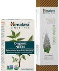 Himalaya Botanique Neem & Turmeric Face Wash 150Ml Plus Himalaya Organic Neem 60 Caplets 600 Mg Acne Care Bundle