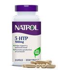 Natrol Mood Stress 5-Htp 100 Mg Dietary Supplement For A Balanced Mood Capsules For Adults 30 Capsules Up To A 30 Day Supply