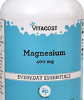 Vitacost Magnesium 400 mg 200 Capsules