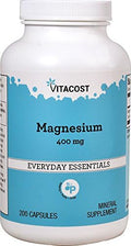 Vitacost Magnesium 400 mg 200 Capsules