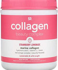 Collagen Beauty Complex with Hyaluronic Acid Vitamin C Biotin Pescatarian Friendly Keto NonGMO Verified Strawberry Lemonade 30 Servings