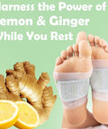 Entrefeet Dr. Entre'S Foot Pads Lemon & Ginger To Feel Better Sleep Better & Relieve Stress Foot Patches 70 Pack