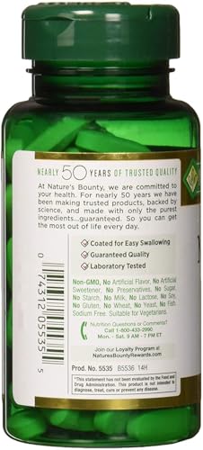 Nature'S Bounty Magnesium Oxide 500Mg 100 Tablets