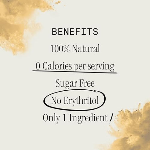 Julian Bakery Pure Monk | v25% Monk Fruit Extract | Sweetener | Sugar Free | 3.5oz | 100 Servings