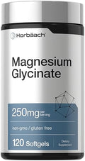 Horbaach Magnesium Glycinate 120 Softgels 250Mg