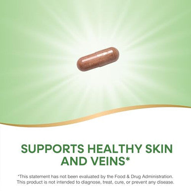 Nature'S Way Grape Seed Standardized Extract Supports Healthy Skin And Veins Antioxidant Support Non-Gmo Project Verified 60 Vegan Capsules (Packaging May Vary)
