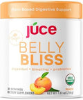 Terra Kai Organics JaoCe Belly Bliss Peachy Greens 30 Servings Probiotics + Greens Bloating Support With Plantbased Digestive Enzymes Dietary Supplement Powder By Terra Kai Organics
