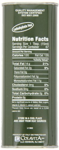 Colavita Premium Selection Extra Virgin Olive Oil - Twin Pack, 34 Fl Oz Each