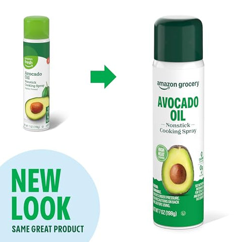 Amazon Grocery, Avocado Oil Nonstick Cooking Spray, 7 Oz