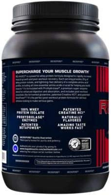 Post Workout Protein Powder, RE-KAGED Whey Protein Powder, Great Tasting Protein Shake with Whey Protein Isolate for Fast Post Workout Recovery with Complete BCAAs & EAAs (Iced Lemon Cake)