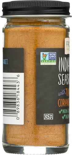 Frontier Co-op Indian Curry Seasoning, 1.87 Ounce Bottle, Complex Flavor with Turmeric, Coriander and Lemon
