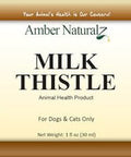 Amber Naturalz Milk Thistle Herbal Supplement For Dogs And Cats Milk Thistle Herbal Supplement For Liver Health And Support 4 Fluid Ounce Glass Bottle Manufactured In The Usa