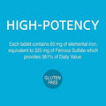 21St Century Iron 65 Mg Ferrous Sulfate 325 Mg Tablets, 120 Count