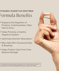 Stonehenge Health Dynamic Digestive Enzymes " 18 Enzymes With Biocore Optimum Complete (Protease Lipase Amylase Lactase) + Zinc & Vitamin K1 + Phytonutrients " Gas & Bloating Support " 60 Capsules