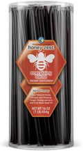 Amazing Herbs Raw Natural Honey - Herbal Honey Infused With Ginseng, Ginger, Ginkgo Extracts & Pure Black Seed Oil, Non Gmo, Gluten Immune Booster - Honeyzest Energizing Straws, 100 Count