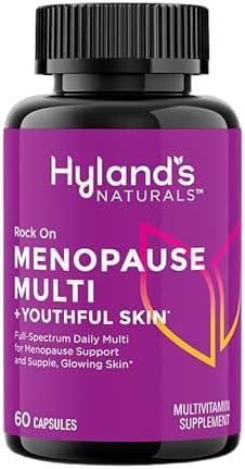 Hyland'S Rock On Menopause And Youthful Skin Multivitamin For Women With Immune Support 60 Capsules Menopause Relief For Women With Biotin Collagen And Red Clover