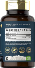 Tahoe Nutritionals Magnesium 500mg 140 Coated Caplets NonGMO and Gluten Supplement