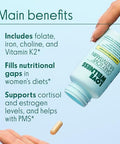 Love Wellness Daily Love Multivitamin For Women Supports Energy Cortisol Immune Health Stress Relief & Pms Complete With Vitamin D C Iron Calcium Zinc & Biotin Magnesium 60 Count