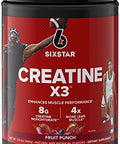 Six Star Creatine Powder And Whey Protein Plus Bundle - Creatine Hcl + Creatine Monohydrate Powder And 100% Whey Protein Plus Strawberry Smoothie