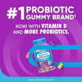 Digestive Advantage Probiotics For Digestive Health Probiotic Gummies & Vit D Daily 80Ct