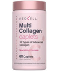 Neocell Multi Collagen Peptides 60 Caplets Advanced Formula Nourishing Formula Hair Skin & Nails Supplement