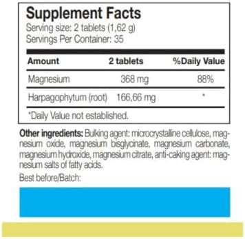 Ana MaraA Lajusticia Total Magnesium 5 With Harpago 70 Tablets By Ana Maria Lajusticia Gluten And Vegan Friendly (1)