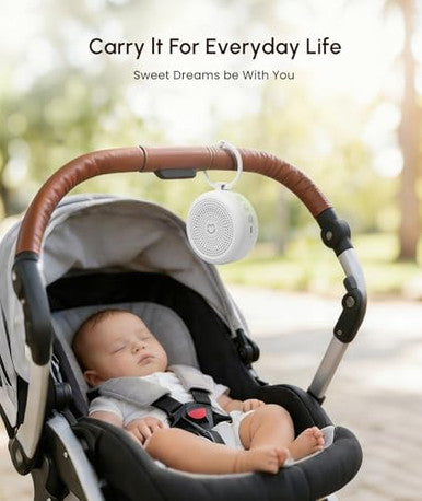 Tcnoll Portable White Noise Machine For Sleeping 29 Soothing Non-Looping Sounds For Adults & Kids 50H Babies Sleeping Sounds Machine Timer Memory Function Traveling For Relax-2026 Updated Version
