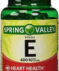 Spring Valley Vitamin E 400 IU Water Soluble 100 Softgels