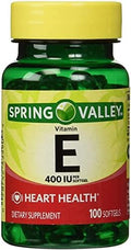 Spring Valley Vitamin E 400 IU Water Soluble 100 Softgels