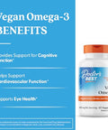 Doctor'S Best Doctors Best Vegan Omega-3 Epa Dha From Algae - Vegan Plant Based Omega 3 Supplement For Women & Men Supports Memory Brain & Cardiovascular Health Non Gmo Gluten Free 60 Veggie Softgels