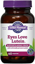 Oregon'S Wild Harvest Eyes Love Lutein Capsules Nongmo Organic Herbal Supplements 60 Count