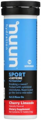 Nuun Energy: Cherry Limeade Electrolyte + Caffeine Tablets (3 Tubes Of 10 Tabs) 3
