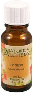 Pure Essential Oil Lemon 0.5 Oz By Natures Alchemy