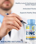 Zinc Picolinate 50Mg With Vitamin K2 Mk-7 + Vitamin D3 5000 Iu, Zinc 50Mg With 120Mcg Vitamin K2 As Mk7, Non-Gmo Zinc Supplements Easy To Swallow Alternative To Lozenge, Chewable Tablets, Liquid Zinc