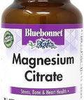 Bluebonnet Nutrition Magnesium Citrate 400Mg Of Magnesium Maximum Absorption Supports Immune Health & Energy Production Soy Gluten Nongmo Kosher Dairy Vegan 120 Caplets