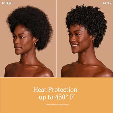 Rizos Curls Heat Protection Multivitamin Leave-In Protects Up To 450Ã‚Â°F Reduces Frizz Repairs Hair With Vitamins & Amino Acids Adds Natural Shine