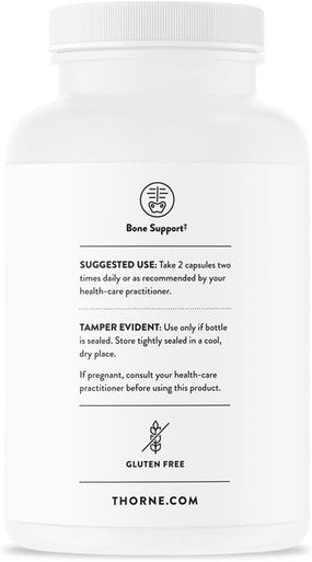 Thorne Advanced Bone Support - (Formerly Oscap) - Bone Health Supplement With Calcium And Vitamin D - 120 Capsules