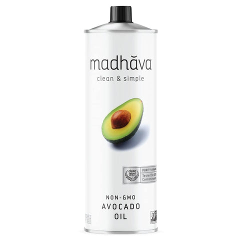 Madhava Organic Olive Oil, 1L Tin, 100% Pure, Single Source, Traceable, Cold Extracted, Non-Gmo, No Pesticides, Gluten Free, Vegan, Kosher, Extra Virgin, 33.8 Fl Oz